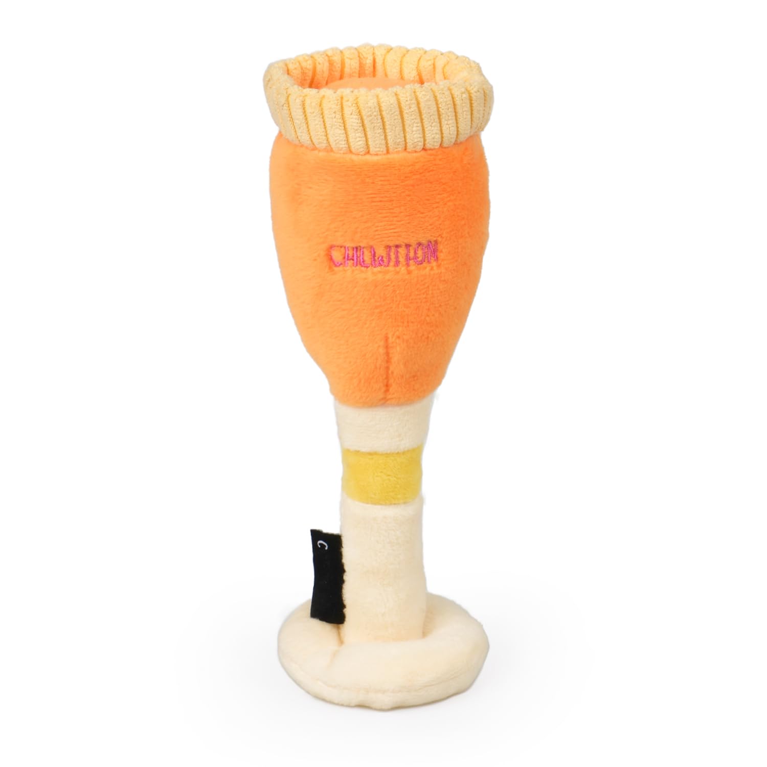 Juguete CHEWFFON copa de champán suave, ideal para juegos festivos con perros pequeños.