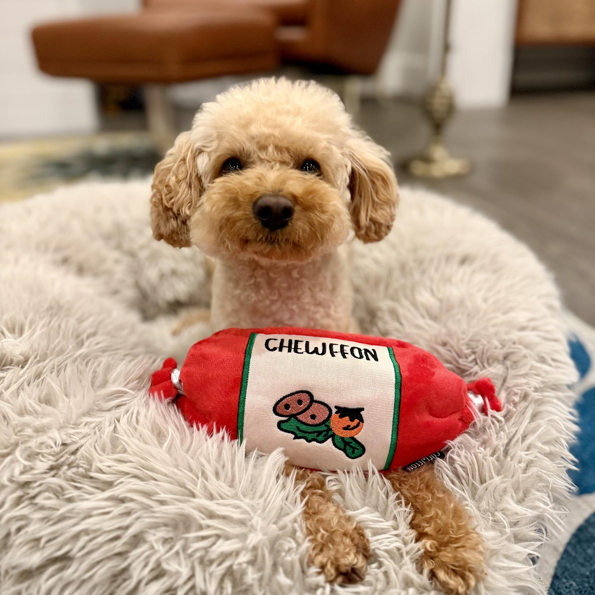 CHEWFFON juguete-tamano-universal, adecuado para perros de todos los tamaños y estilos de juego.