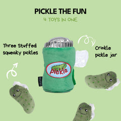 CHEWFFON Pepinillos con chirrido integrados para juego interactivo.
