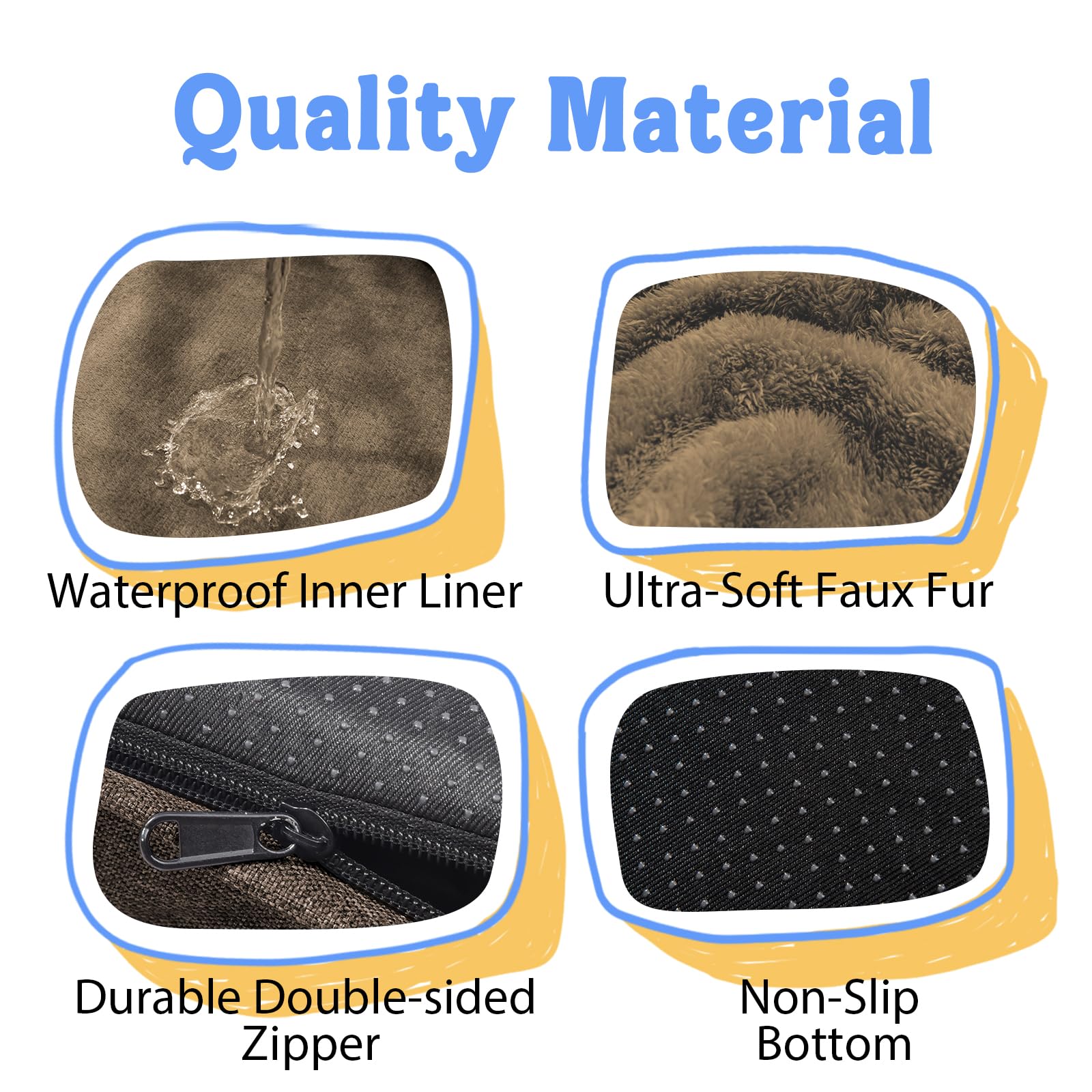 Forro impermeable removible de Chez Paw para protección del colchón.
