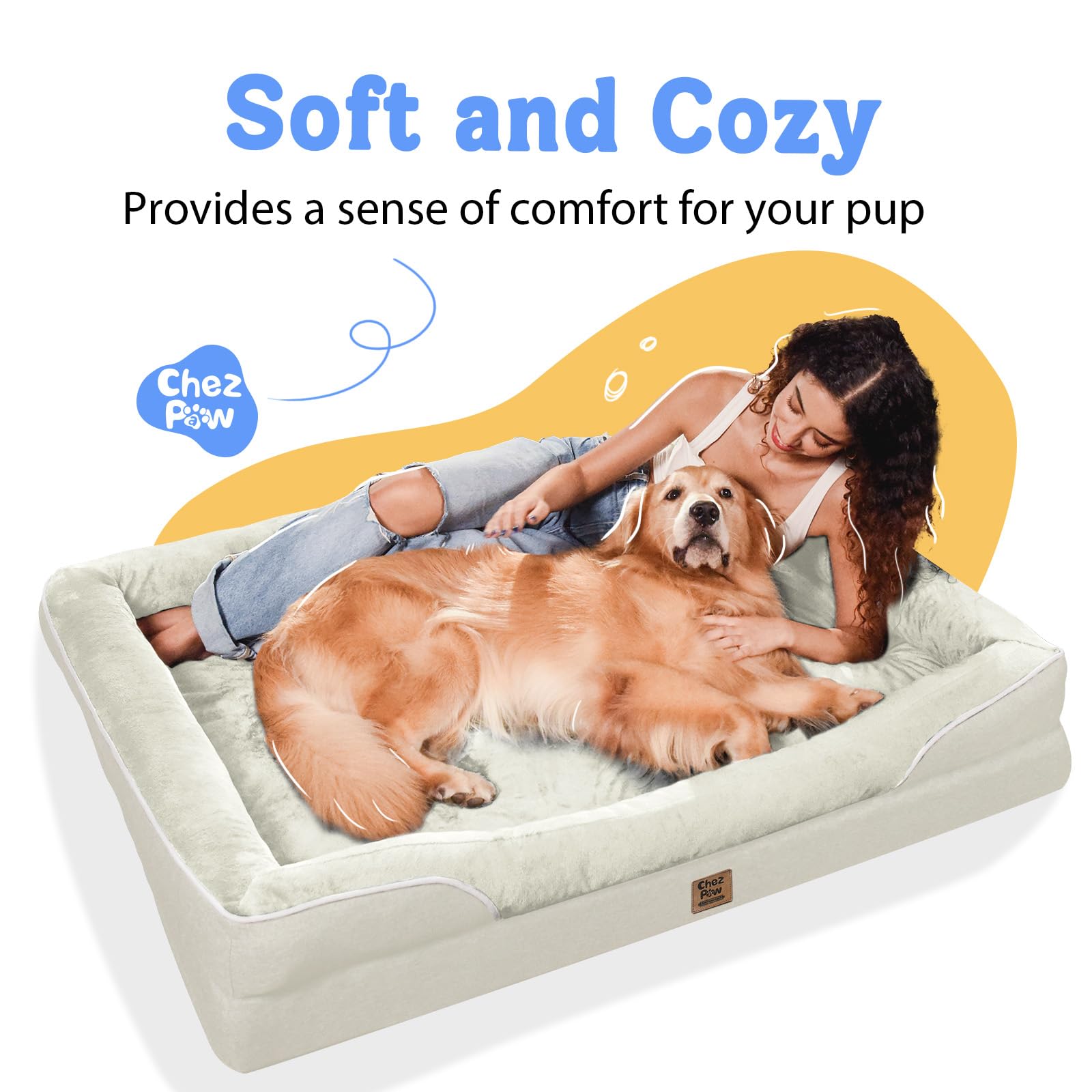 Funda lavable con cierre doble de Chez Paw facilita la limpieza