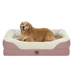 Cama Chez Paw con espuma ortopédica para perros grandes y soporte