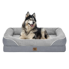 Chez Paw cama ortopédica 360° para perros, soporte para cabeza y cuello.