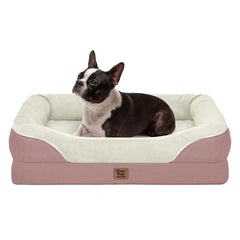 Cama Chez Paw ortopédica para perros XL con espuma de alta densidad para apoyo de espalda.