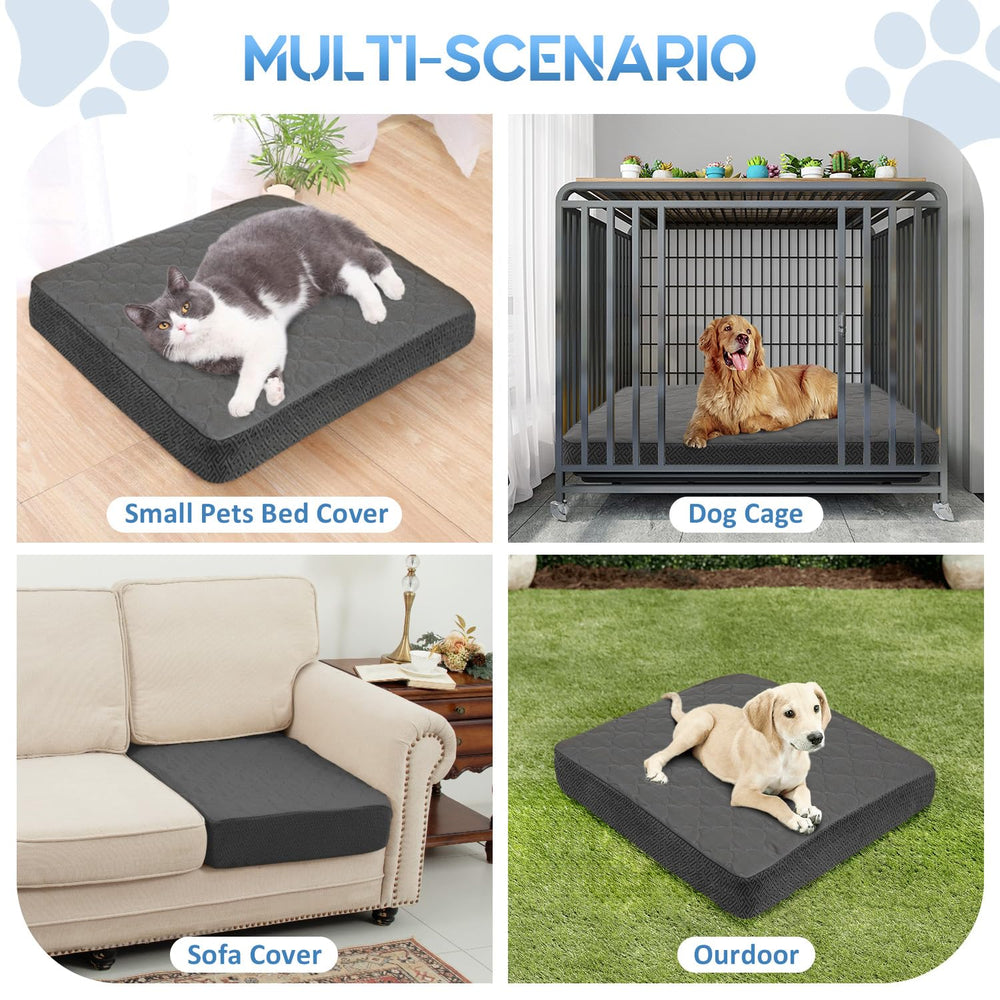 CHHKON funda cama perro antideslizante: mantiene la funda estable