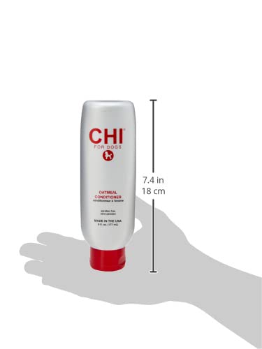 Aplicación en piel y pelaje para hidratación suave con CHI para perros.
