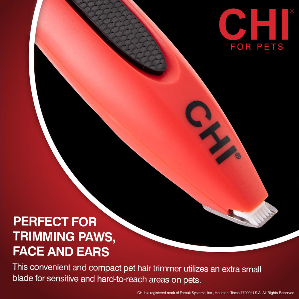CHI para mascotas: corte de cara seguro para detalles delicados