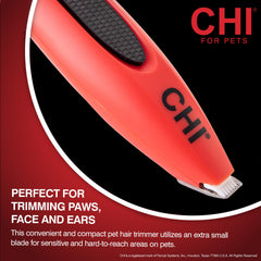CHI para mascotas: corte de cara seguro para detalles delicados