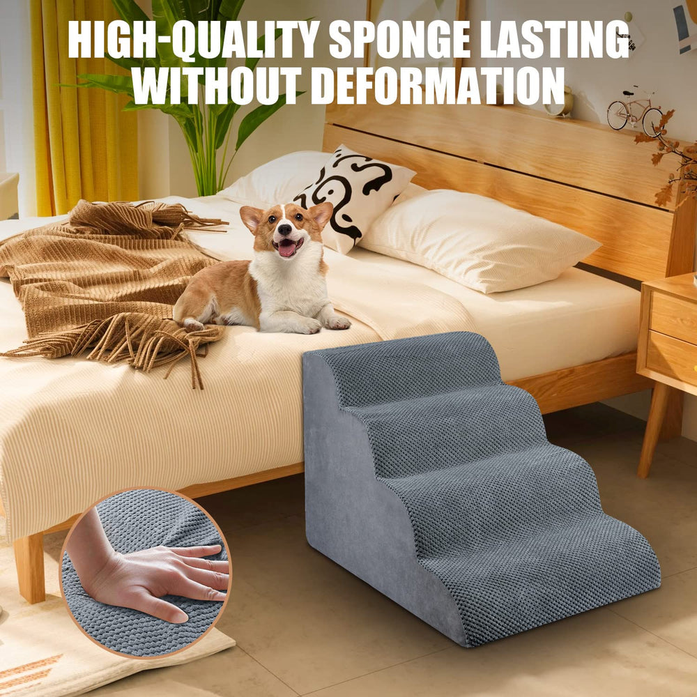 Chic Threads cubre de pana desmontable y lavable para escaleras de perro.