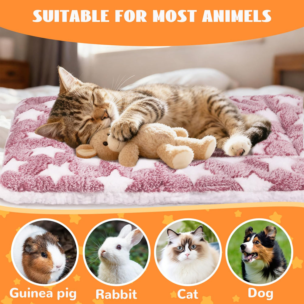 CHICAUP cama auto-calentante 24x16 pulgadas para mascotas pequeñas