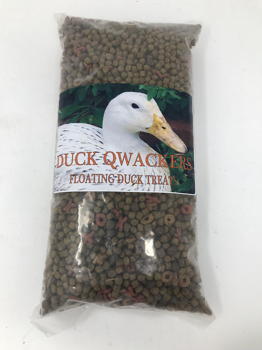 Chicken Love Duck Quackers: empaque de 40 onzas, snack nutritivo para patos.
