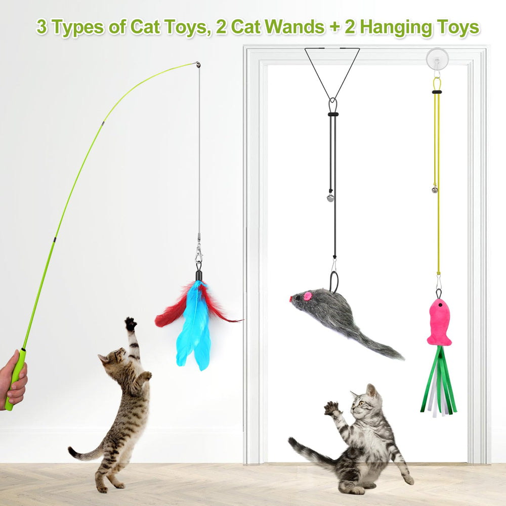 Gusano ChicWow juguete gatos, ideal para perseguir y coordinar movimientos.