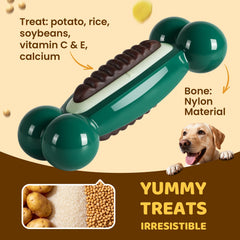 ChienPlay Juguete duradero de nylon, soporta mordidas fuertes sin romperse.