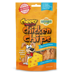Chip's Naturals Chips de Pollo para Perros sabor queso, empaque práctico para conservar frescura