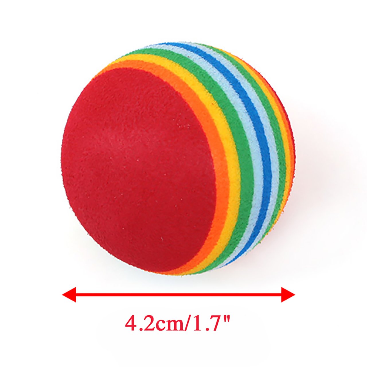 CHIWAVA bolas de espuma EVA para juego solitario de gatos, colores brillantes.