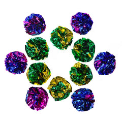 CHIWAVA bolas Mylar brillos arcoiris para activar juego y movimiento