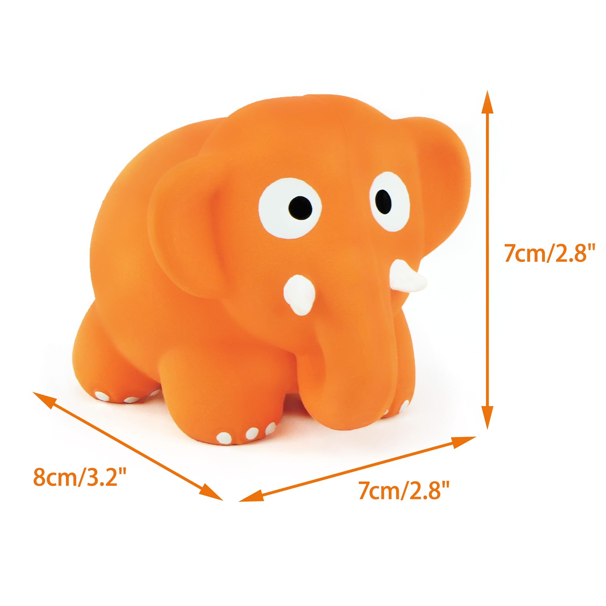 CHIWAVA elefante de látex, perfecto para juego en interiores y al aire libre.