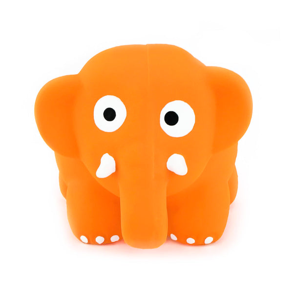 CHIWAVA elefante de látex, sonidos chirriantes que estimulan la interacción.