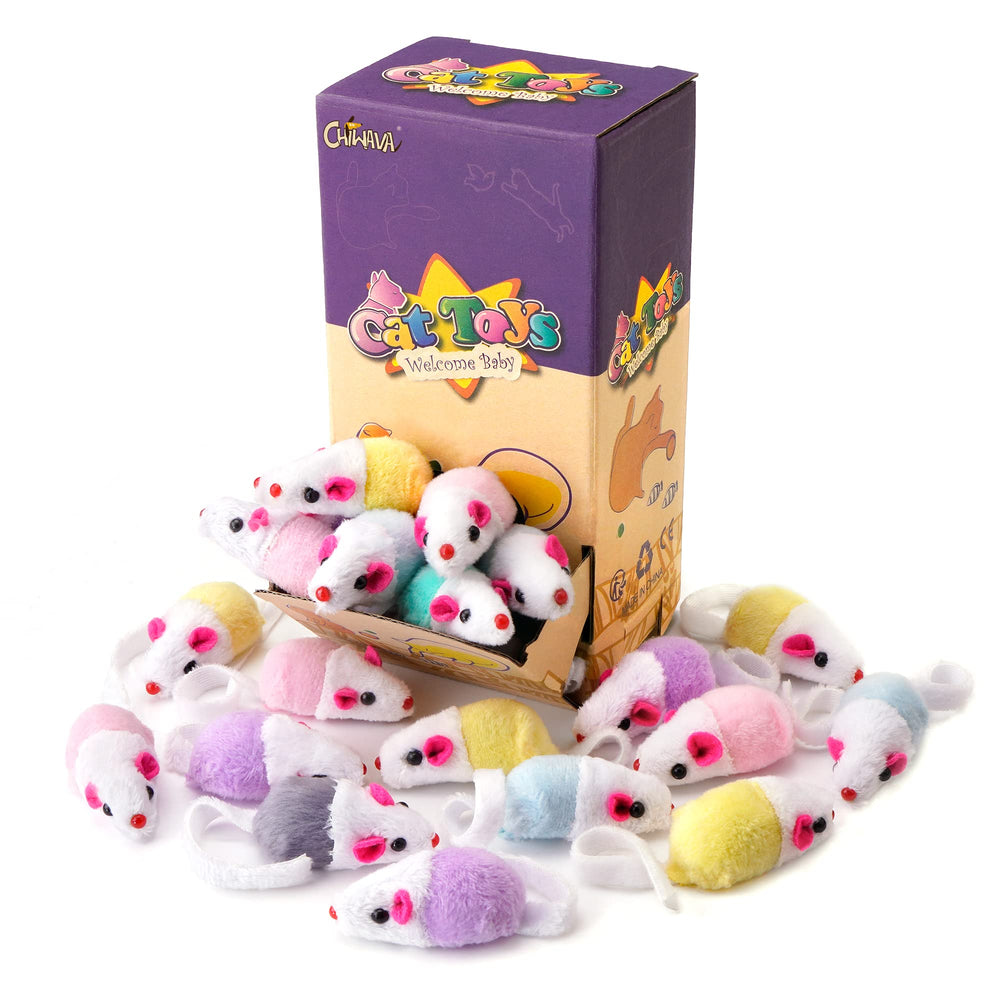 CHIWAVA ratón con sonido de traqueteo para estimular juego