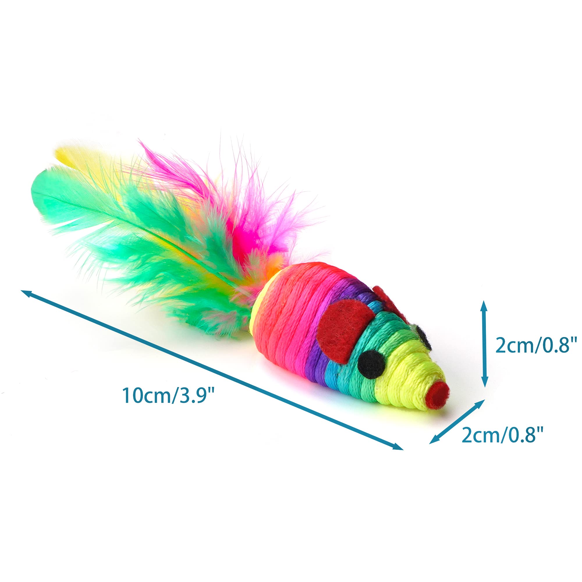 CHIWAVA diseño sonajero y plumas ofrece juego dinámico.