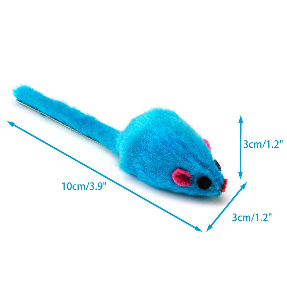 CHIWAVA paquete-36-piezas-raton-peluche, colores variados para entretenimiento.