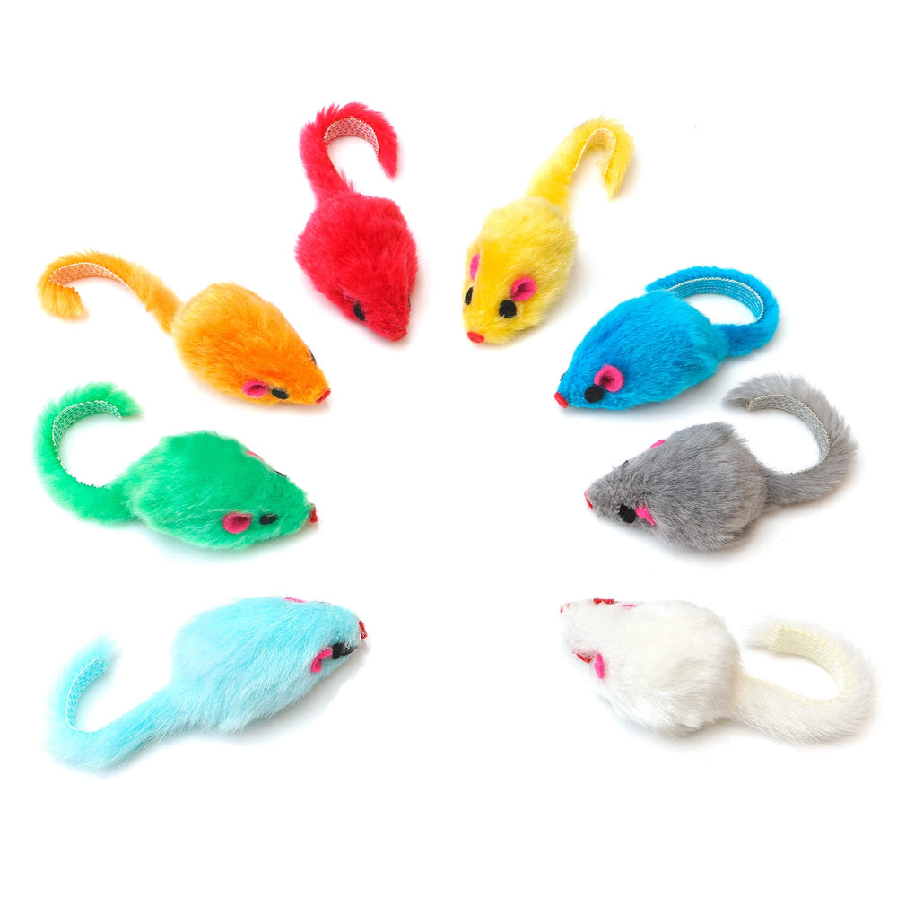 CHIWAVA ratón peludo con sonido para atraer juego