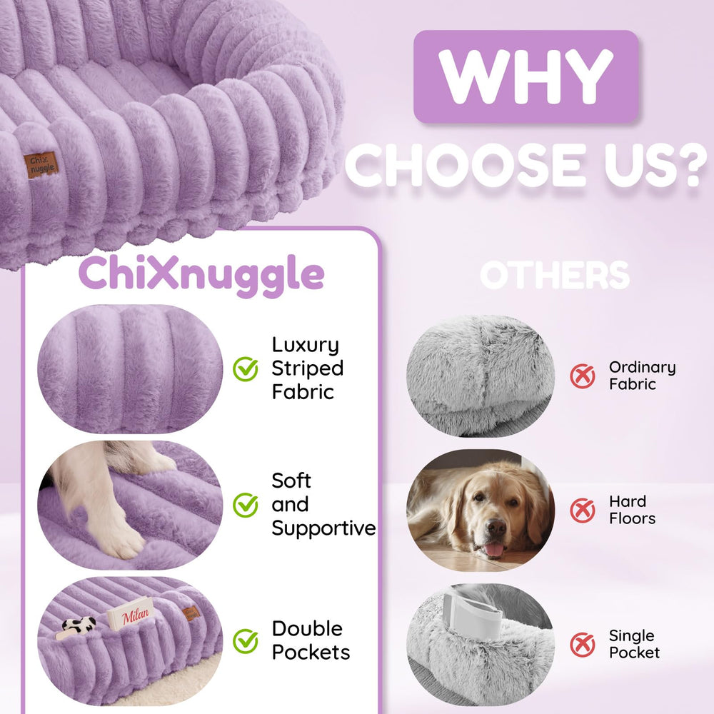 ChiXnuggle borde alto envolvente brinda soporte para cuello y cabeza