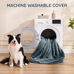 ChiXnuggle funda cama humana para perro con asas para moverla fácilmente