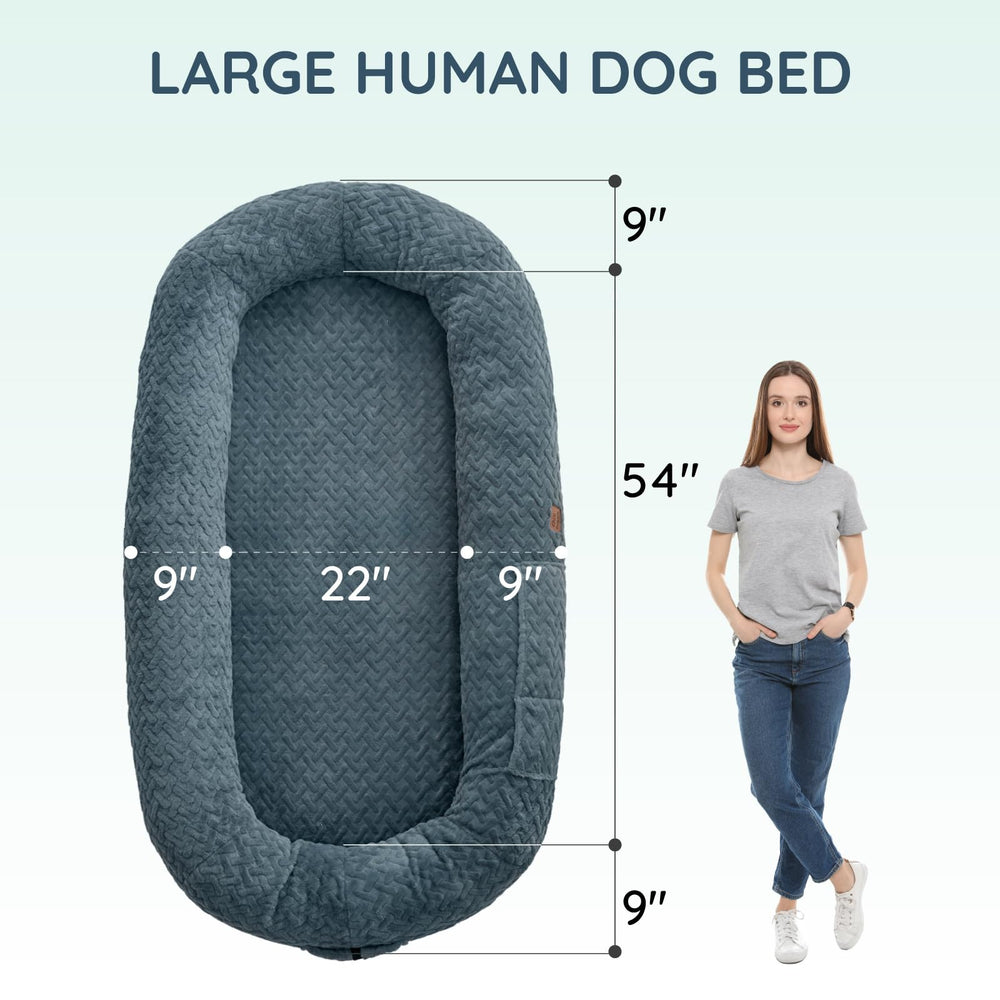 ChiXnuggle funda cama humana para perro con bolsillos integrados