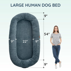 ChiXnuggle funda cama humana para perro con bolsillos integrados