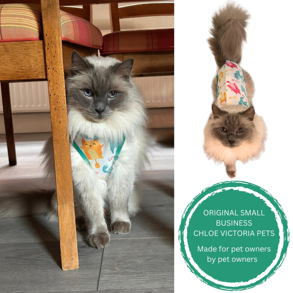 Diseño sin cordones de Chloe Victoria Pets para evitar enredos.