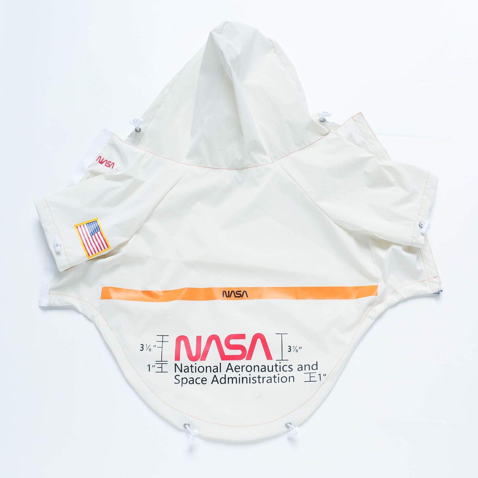 ChoChoCho impermeable NASA, diseño blanco moderno para estilo diario.