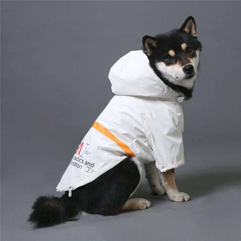 Capa de lluvia urbana para mascotas ChoChoCho NASA, estilo moderno.