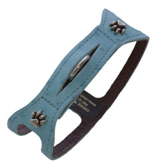 Collar de hombro ChokeFree para perro, diseño sin presión en cuello y uso diario en turquesa avestruz