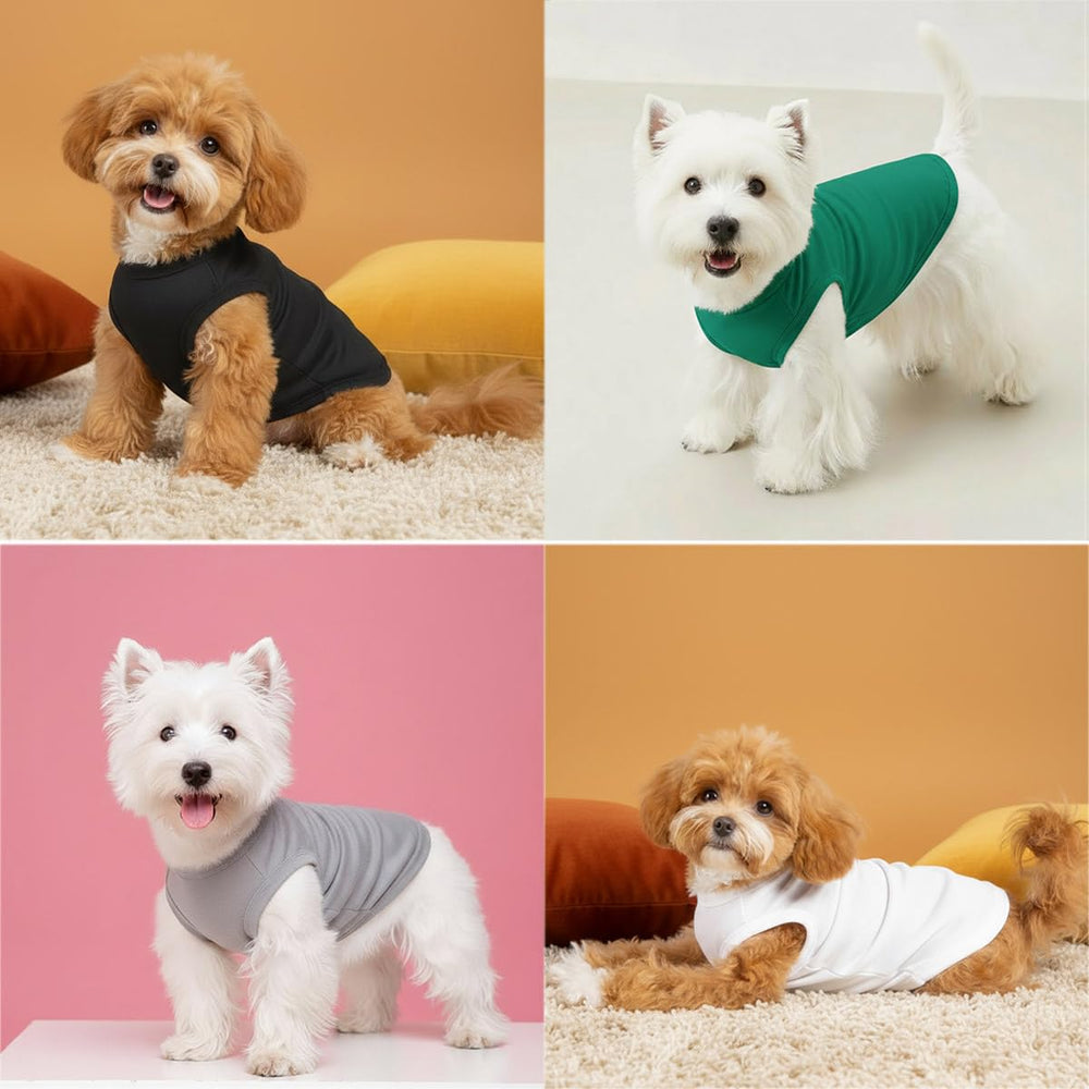 Camiseta Chol&Vivi para perro grande gris: ajuste duradero y cómodo para juego diario.