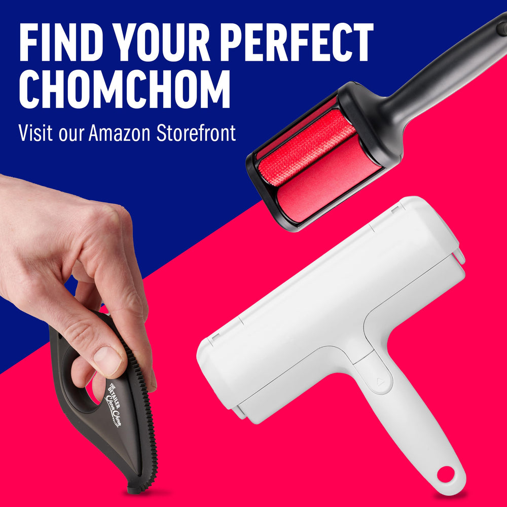 ChomChom Roller multi-superficie ayuda a eliminar pelos en distintos entornos.