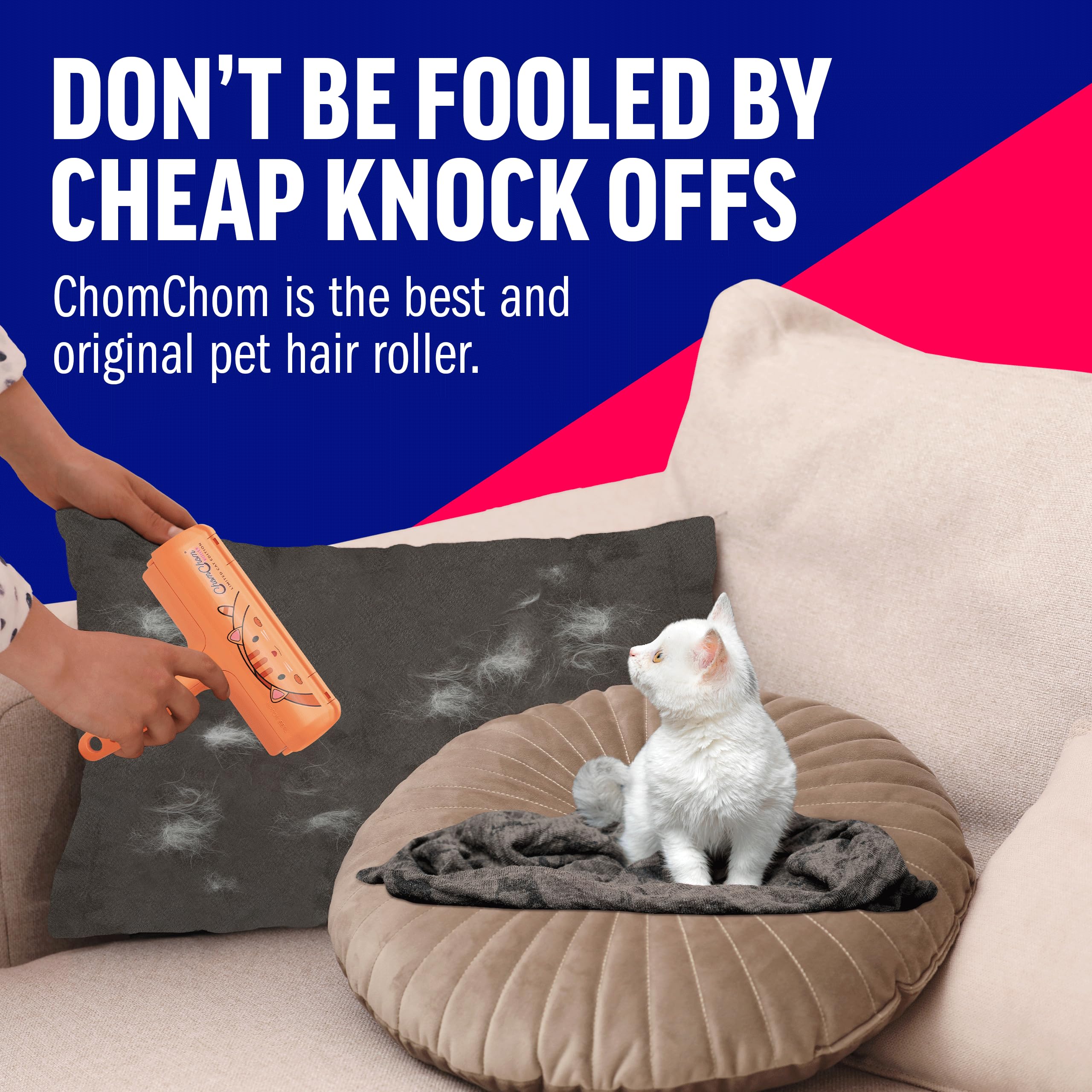 ChomChom Roller ecológico, evita desechos de papel en cada limpieza.