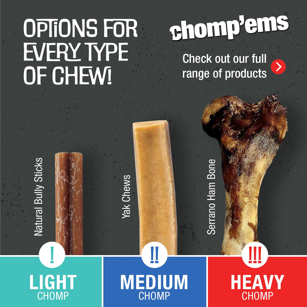 CHOMP'EMS sin sabores artificiales, ideal para perros sensibles y uso diario