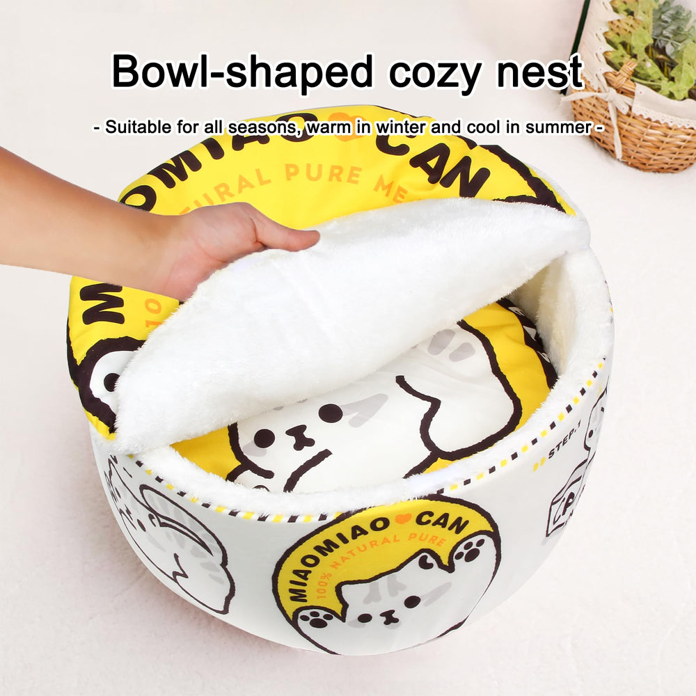 Funda de peluche Chongxing ramen, suavidad alta para felinos y perros.