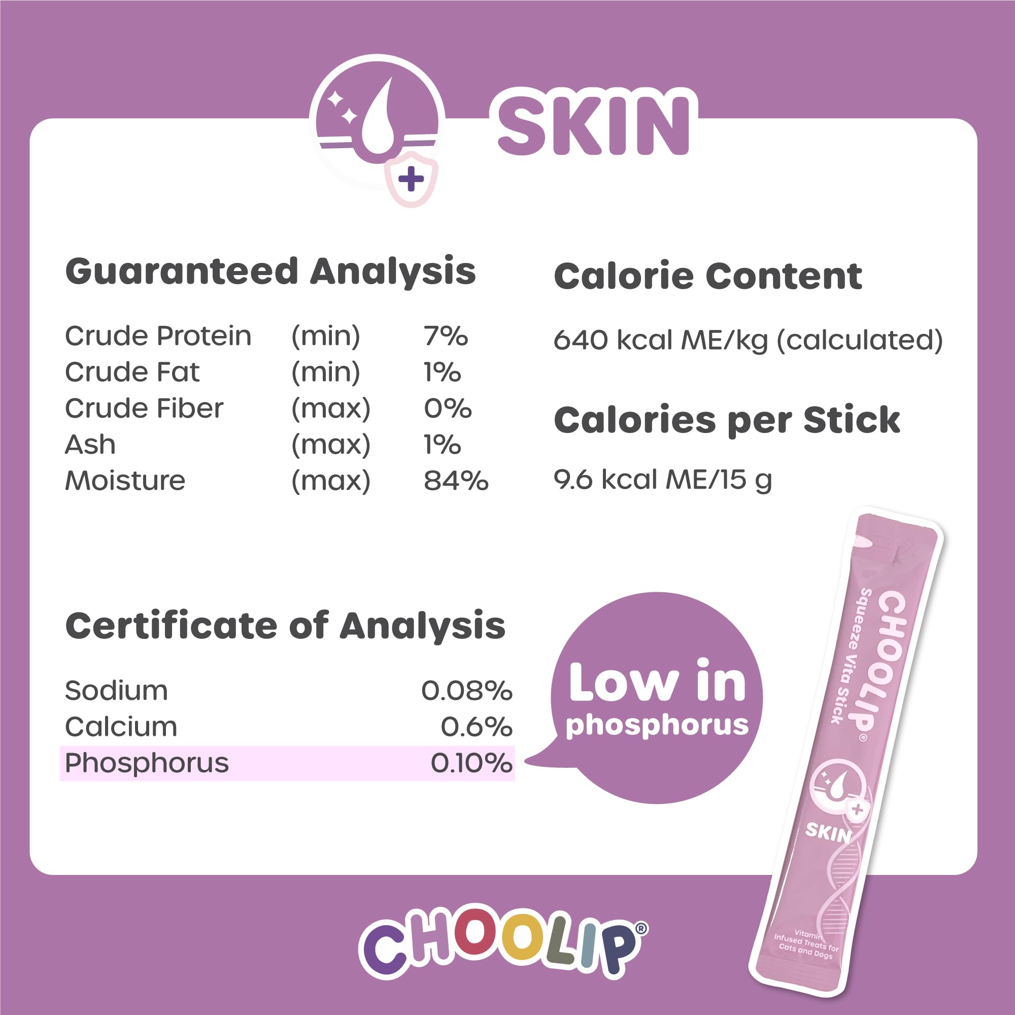 Choolip palito rico en salmón y pollack para pelaje fuerte.