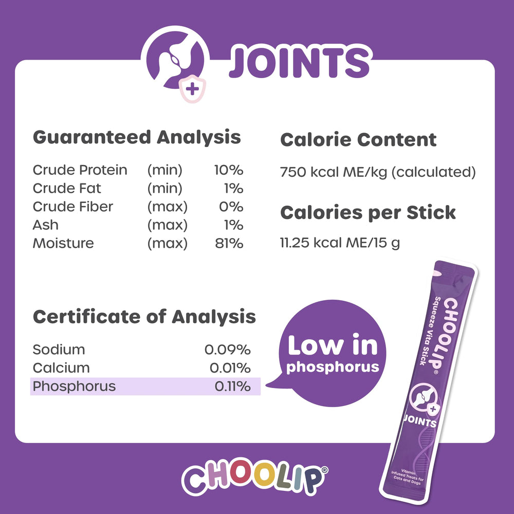 Choolip Palitos Vita ingredientes clave pollo, salmón y verduras para nutrición suave.