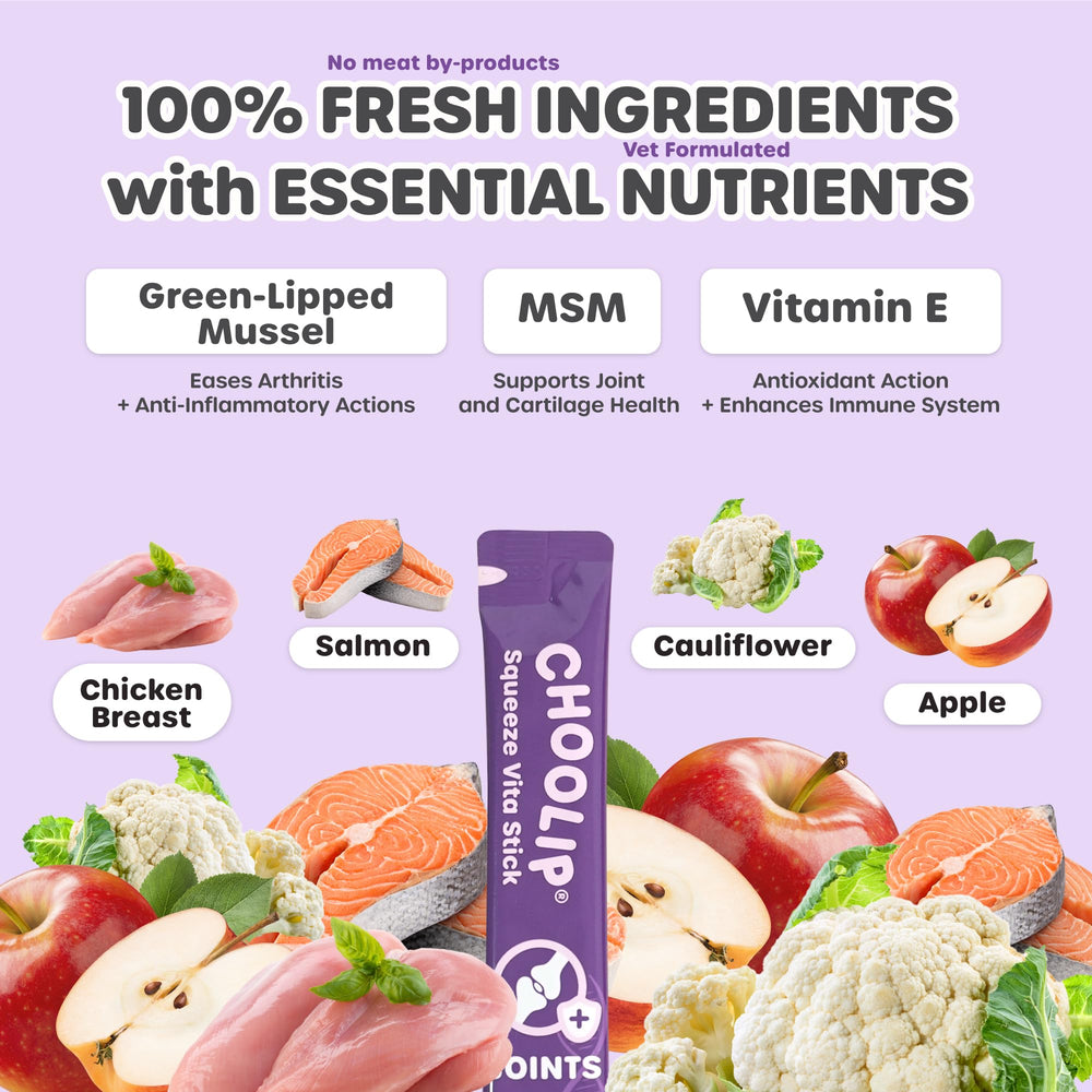 Choolip Palitos Vita textura cremosa facilita hidratación y consumo diario.