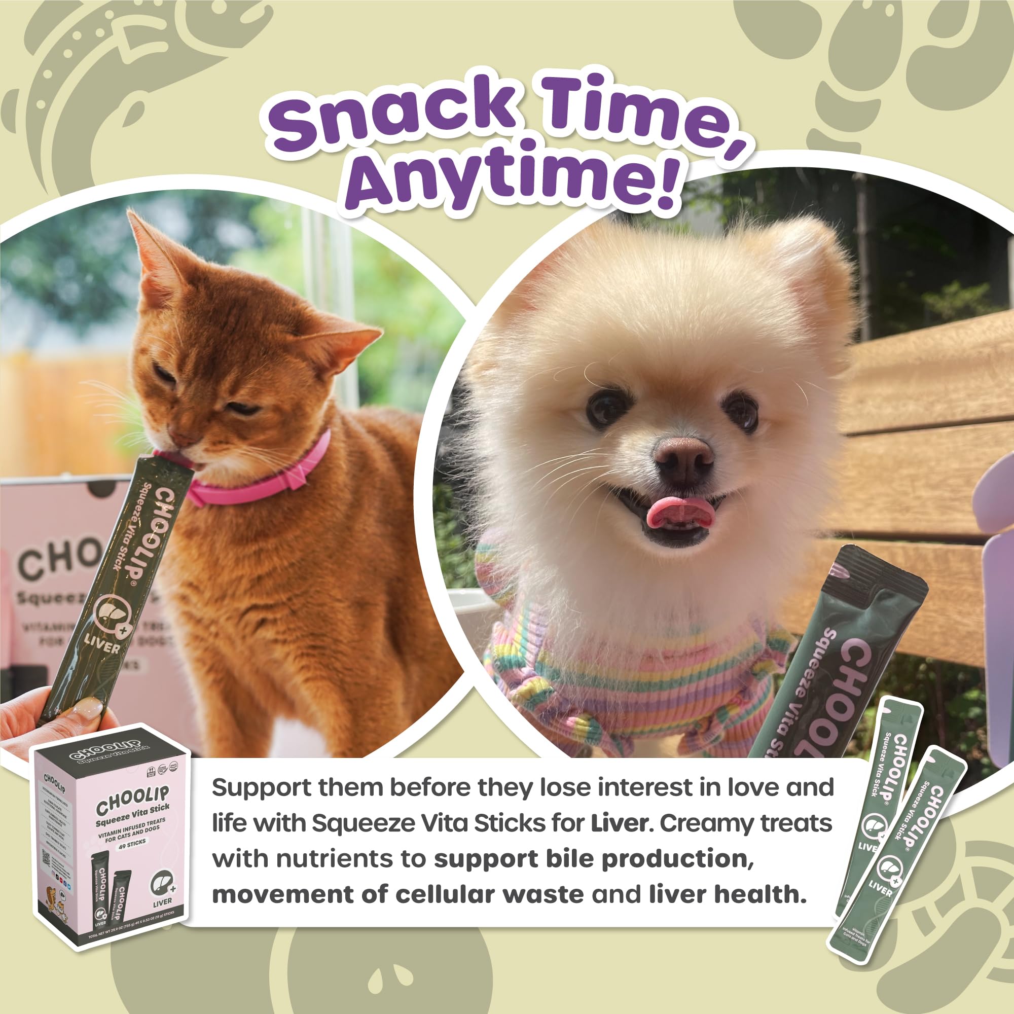 Choolip Squeeze Vita Stick: textura suave facilita la alimentación diaria, incluso para seniors.