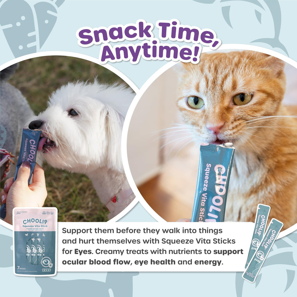 Choolip Squeeze Vita Stick: ideal para rutina diaria de varias mascotas.