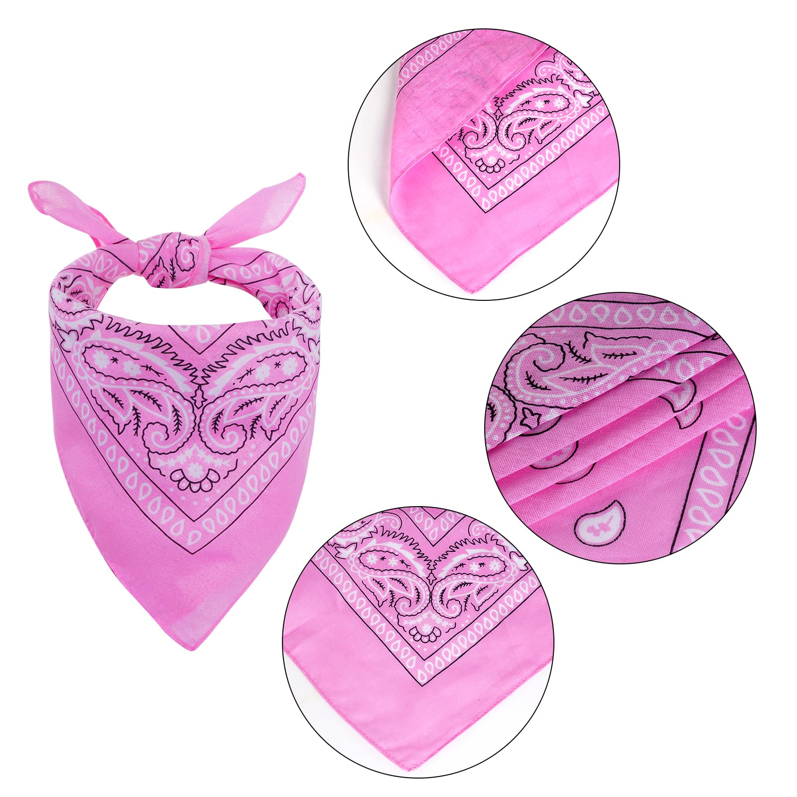 Bandana rosa para mascota de choyaxo, suave y cómodo para diario