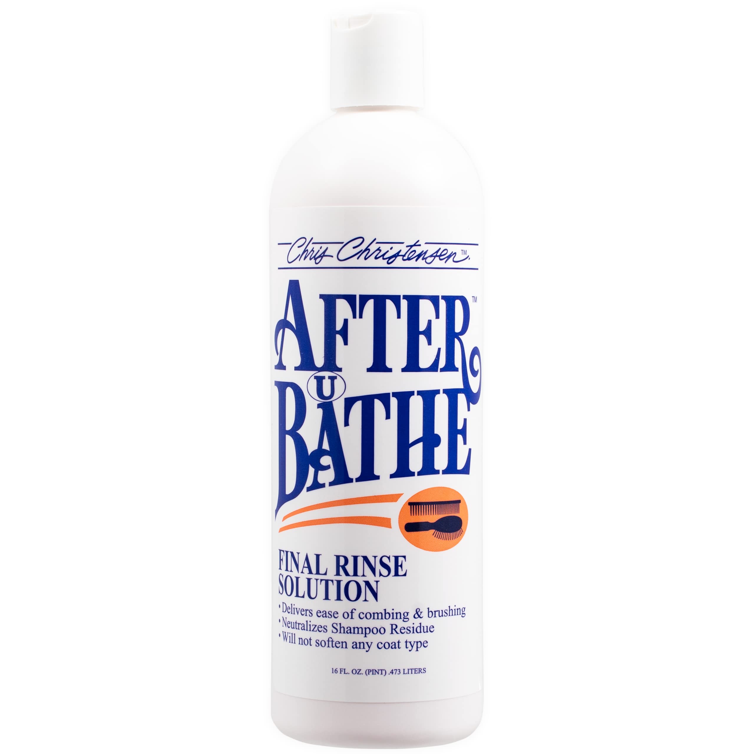 Chris Christensen After U Bathe botella-aplicacion facilita una distribución suave para peinar.