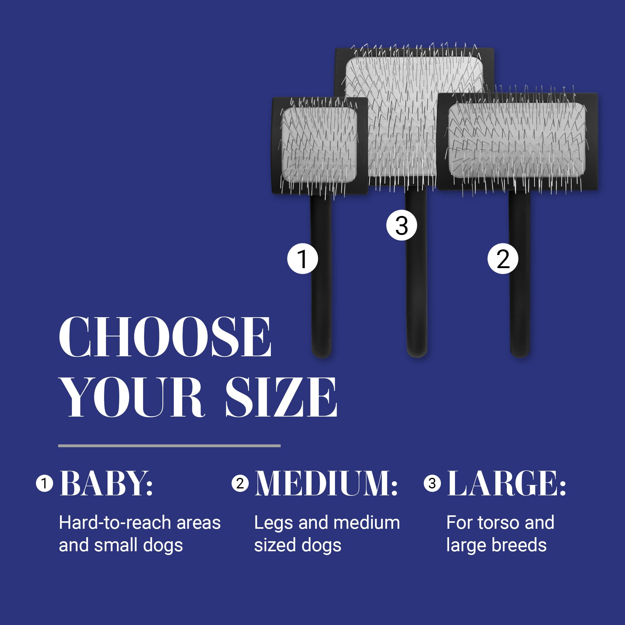 Big K ideal para doodles con pelaje denso