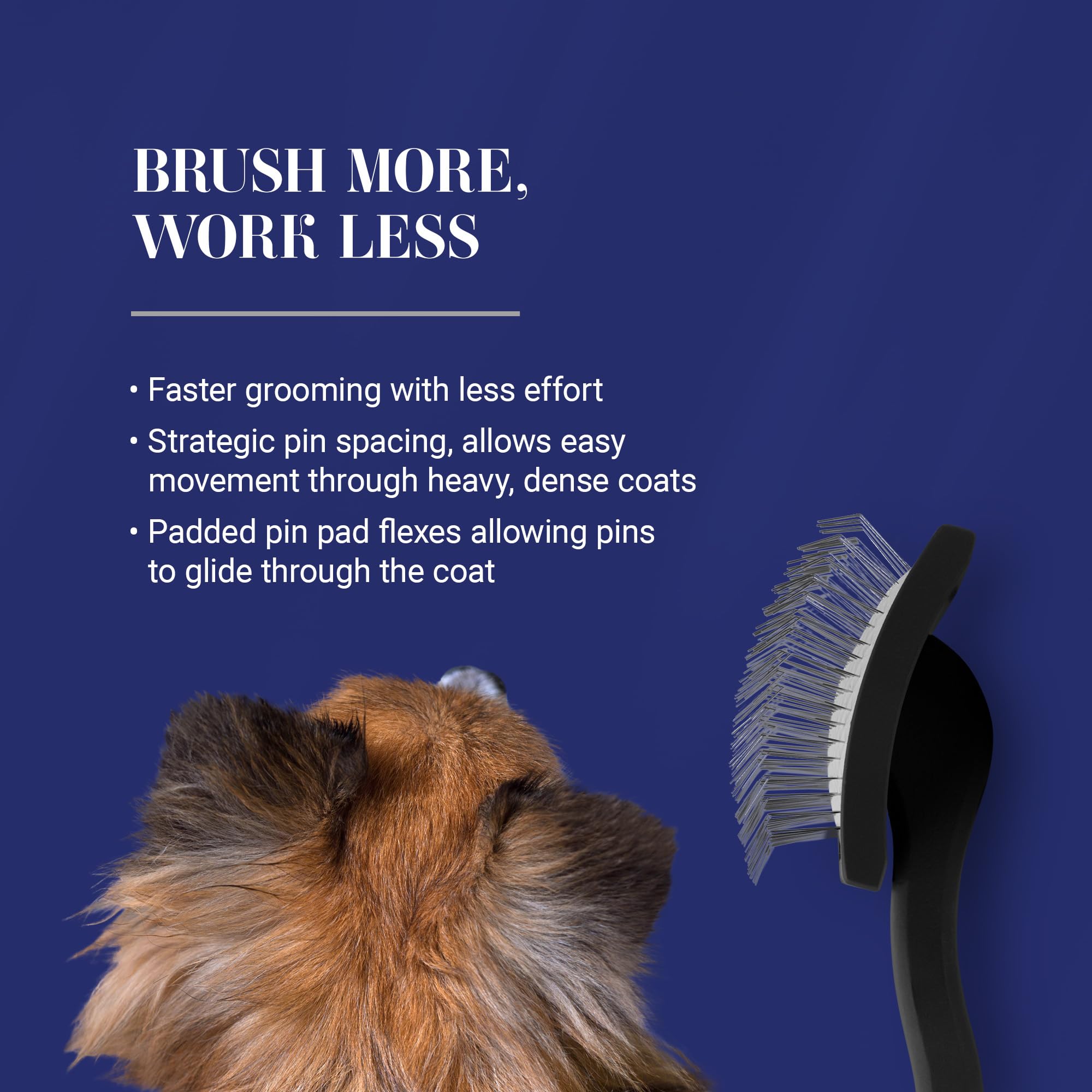 Mango ergonómico del Big K ofrece control durante grooming