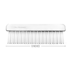 Chris Christensen Buttercomb con dientes escalonados y espina de 6 pulgadas para un peinado suave