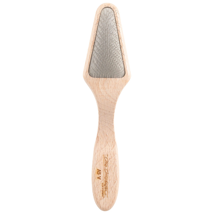 Chris Christensen Dog Brush Mark V con puntas de acero inoxidable para un cepillado suave en pelaje delicado